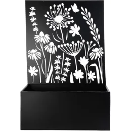 Jardinière en fer avec treillis