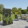 Jardinière en fer avec treillis