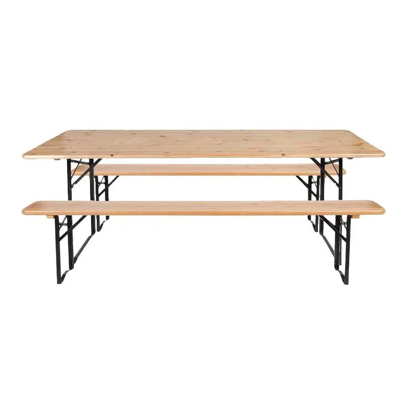 Ensemble table et banc de jardin Brasseur