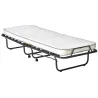 Lit pliant avec matelas 80 x 190 cm