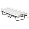 Lit pliant avec matelas 80 x 190 cm