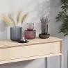 Pot en verre avec couvercle bougeoir intégré Allira