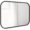 Miroir rectangulaire rebord caoutchouc 61 x 91 cm Hub