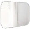 Miroir rectangulaire rebord caoutchouc 61 x 91 cm Hub