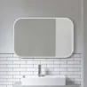 Miroir rectangulaire rebord caoutchouc 61 x 91 cm Hub