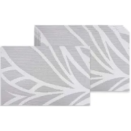 Set de table en vinyle motif branche (Lot de 6)