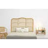 Tête de lit en rotin naturel