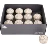 Boutons de porte en céramique effet marbré (Lot de 12)