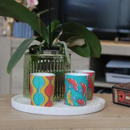 Set de 3 bougies parfumées Votives Batik