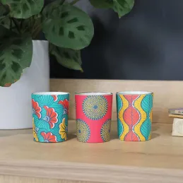 Set de 3 bougies parfumées Votives Batik