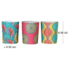 Set de 3 bougies parfumées Votives Batik
