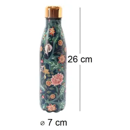 Bouteille isotherme en inox décorée 50 cl