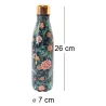 Bouteille isotherme en inox décorée 50 cl