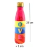 Bouteille isotherme en inox décorée 50 cl