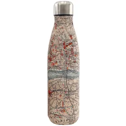 Bouteille isotherme en inox 50 cl City map