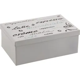 Boite rectangulaire métallique