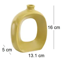 Vase en grès Oval 16 cm