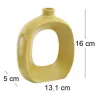 Vase en grès Oval 16 cm