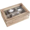 Boite de thé en bois