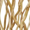 Paravent en osier avec socle et 45 tiges Twist