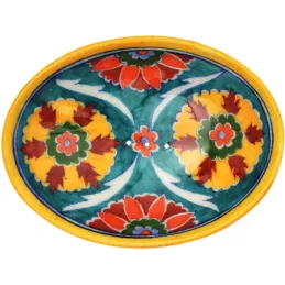 Porte savon ethnique en grès Pottery