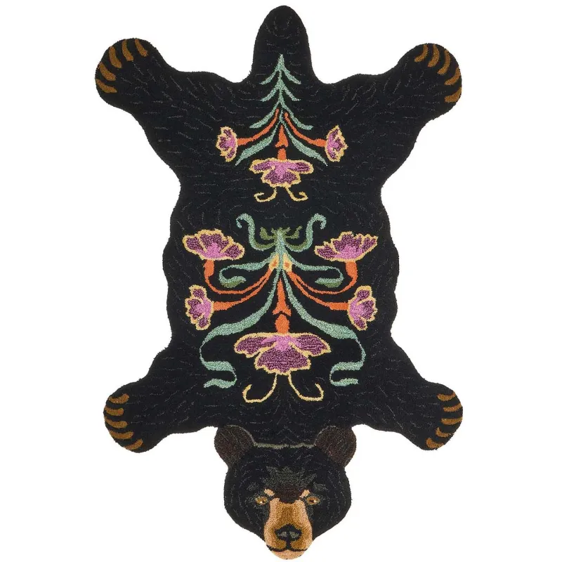 Grand tapis en laine Ours