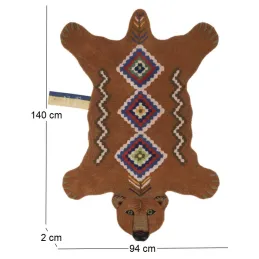 Grand tapis en laine Ours