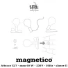 Lampe design magnétique Iride