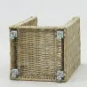 Porte-bûche à roulettes