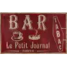 Grande plaque vintage en fer 122,5 x 74 cm