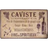 Grande plaque vintage en fer 122,5 x 74 cm