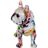 Bouledogue français en résine Graffiti