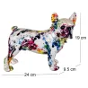 Bouledogue français en résine Graffiti