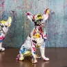 Chihuahua en résine Graffiti