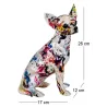 Chihuahua en résine Graffiti