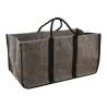 Sac à bûches en toile de jute