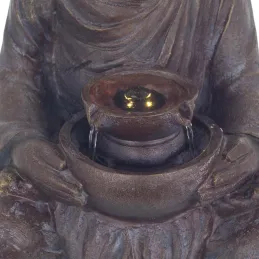 Fontaine d'intérieur en résine grand bouddha