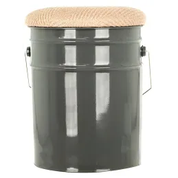 Pouf coffre de rangement en métal Motorcycle