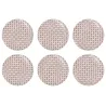 Assiette en porcelaine imprimée Cottage 25 cm (Lot de 6)