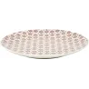 Assiette en porcelaine imprimée Cottage 25 cm (Lot de 6)