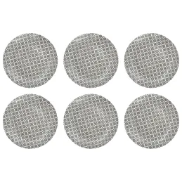 Assiette en porcelaine imprimée Cottage 25 cm (Lot de 6)