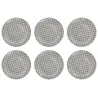 Assiette en porcelaine imprimée Cottage 25 cm (Lot de 6)