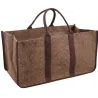 Sac à bûches en toile de jute