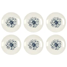 Assiette en porcelaine Cottage 20 cm (Lot de 6)