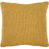 Coussin en coton velours côtelé Lines