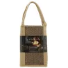 Sac à bûches en toile de jute