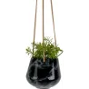 Jardinière suspendue en céramique marbrée 12 x 9.5 cm