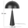 Lampe à poser en métal Sublime