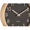 Horloge ronde en bois Pure  22 cm