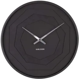 Horloge ronde en bois Origami 30 cm